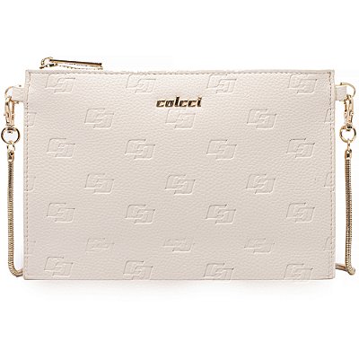 Bolsa Crossbody Colcci Logos Ve25 Off White Feminino