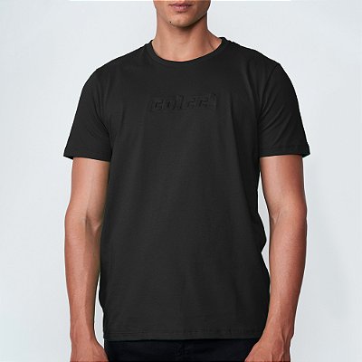 Camiseta Colcci Relevo Ve25 Preto Masculino