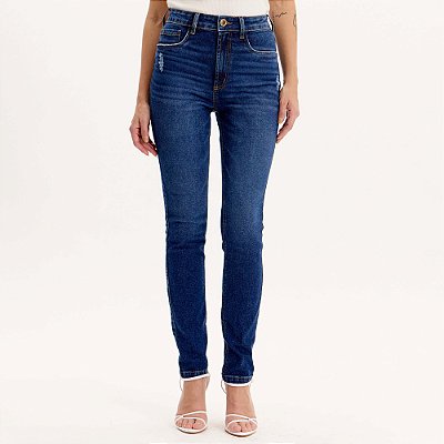 Calça Jeans Lança Perfume Héstia Skiny Sh Ve25 Azul Feminino