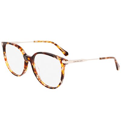 Armação Calvin Klein Jeans 22612 232 Marrom Feminino