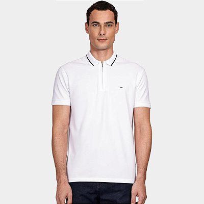 Camisa Polo Aramis Piquet New Classic Ve25 Branco Masculino