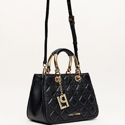 Bolsa Tote Lança Perfume Matelasse Ve25 Preto Feminino