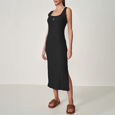 Vestido Colcci Metal Ve25 Preto Feminino