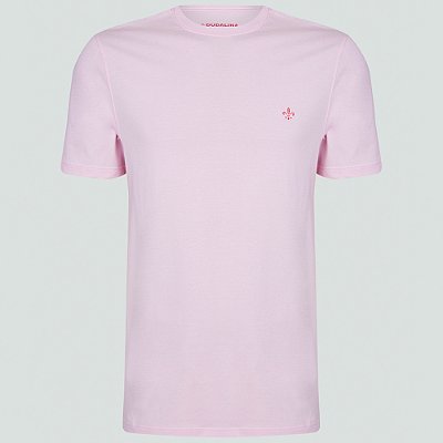 Camiseta Dudalina Dc Essentials Ve25 Rosa Claro Masculino