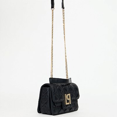 Bolsa Tote Lança Perfume Matelasse Ou25 Preto Feminino