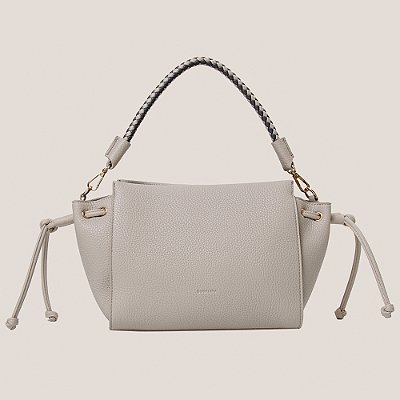 Bolsa Dudalina Alça Trançada Ou25 Bege Feminino