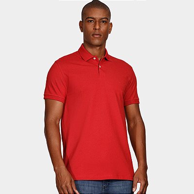 Camisa Polo Aramis Basic Piquet Ou25 Vermelho Masculino