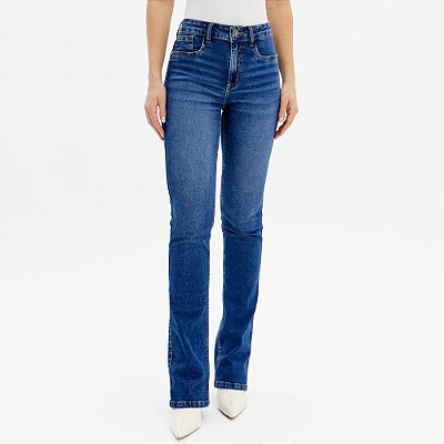 Calça Jeans Lança Perfume Hera Boot Cut H Ou25 Azul Feminino