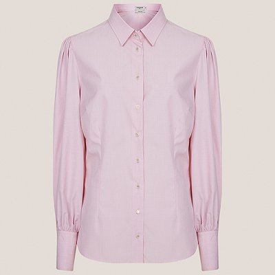 Camisa Dudalina Slim Bufante Ou25 Rosa Feminino
