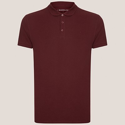 Camisa Polo Dudalina Essential Basic Ou25 Roxo Masculino