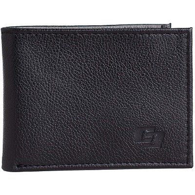 Carteira Couro Colcci Queima Preto Masculino