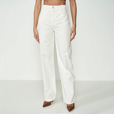 Calça Colcci Juliette Ou25 Off White Feminino