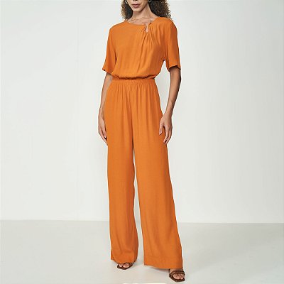 Macacão Colcci Detail Ou25 Laranja Feminino
