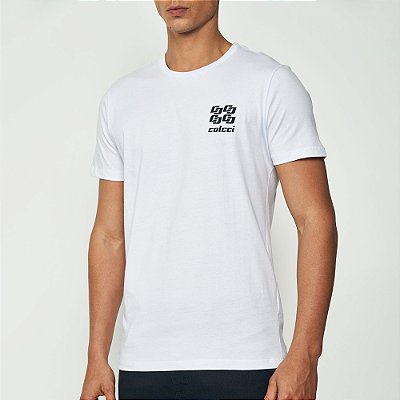 Camiseta Colcci Minimalista Ou25 Branco Masculino