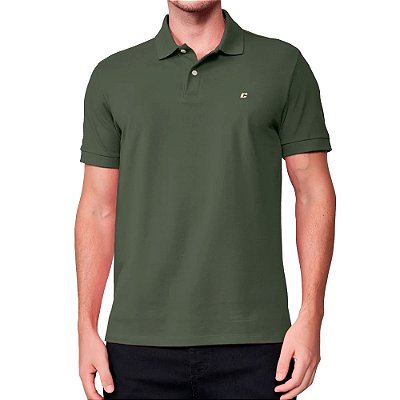 Camisa Polo Colcci Logo Ou25 Verde Masculino