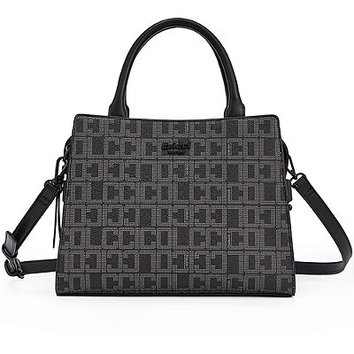 Bolsa Tote Colcci Monograma Ou25 Preto Feminino