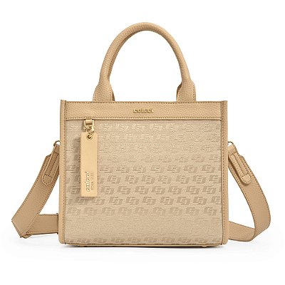 Bolsa Tote Colcci Logo Ou25 Off White Feminino
