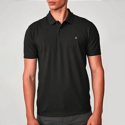 Camisa Polo Colcci Logo Ou25 Preto Masculino