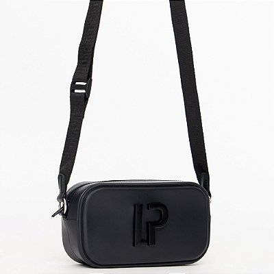 Bolsa Crossbody Easy Lança Perfume Log Ou25 Preto Feminino