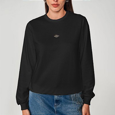 Moletom Colcci Confort Ou25 Preto Feminino