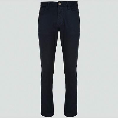 Calça Sarja Dudalina Slim Texture In25 Marinho Masculino