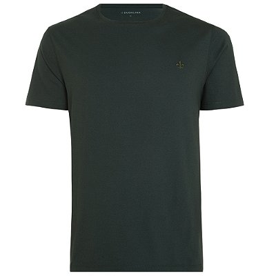 Camiseta Dudalina Essentials Ou25 Verde Masculino