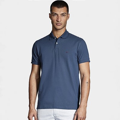 Camisa Polo Aramis Basic Piquet Ou25 Marinho Masculino