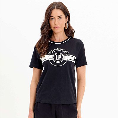 Camiseta Easy Lança Perfume Manga Curta In25 Preto Feminino