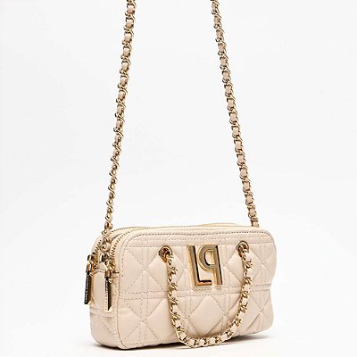 Bolsa Crossbody Lança Perfume Matelasse In25 Bege Feminino