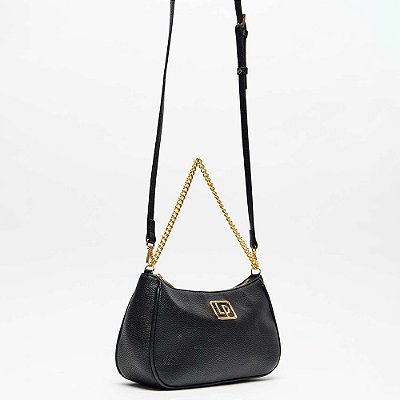 Bolsa Shoulder Lança Perfume Chain In25 Preto Feminino