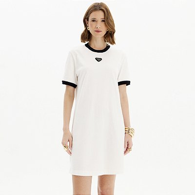 Vestido Lança Perfume Curto T-Dress In25 Off White Feminino