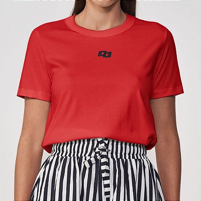 Camiseta Colcci Mid Iconic In25 Vermelho Feminino