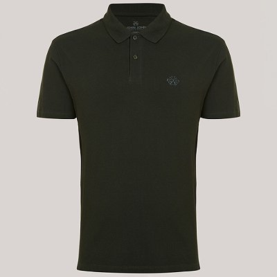 Camisa Polo John John Light Transfer In25 Verde Masculino