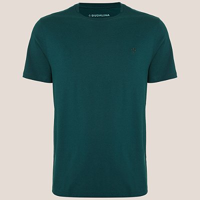 Camiseta Dudalina Essential Ou25 Verde Masculino