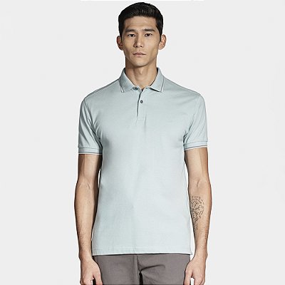 Camisa Polo Aramis Basic 4 Frisos Ou25 Verde Masculino