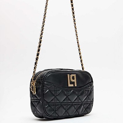 Bolsa Crossbody Lança Perfume Matelase In25 Preto Feminino