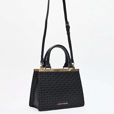 Bolsa Tote Lança Perfume Frequency In25 Preto Feminino