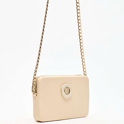 Bolsa Crossbody Easy Lança Perfume Chain In25 Bege Feminino