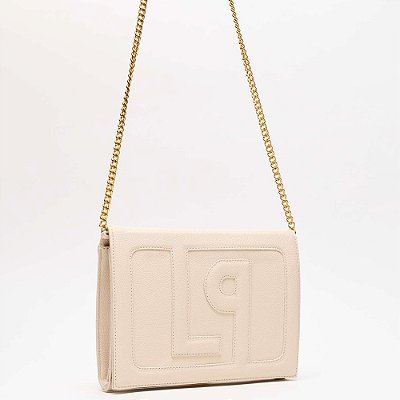Bolsa Crossbody Lança Perfume Bordado In25 Bege Feminino