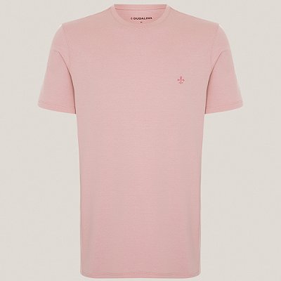 Camiseta Dudalina Essentials Ou25 Rosa Masculino