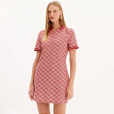 Vestido Curto Easy Lança Perfume Mc In25 Vermelho Feminino