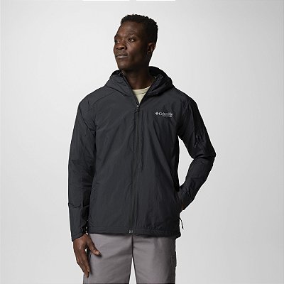 Jaqueta Columbia Loop Trail II Windbreaker Preto Masculino