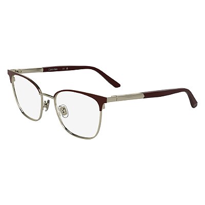 Armação Calvin Klein CK25105 605 Bordô Feminino