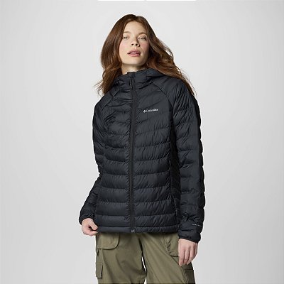 Jaqueta Columbia Powder Lite II Hooded Preto Feminino