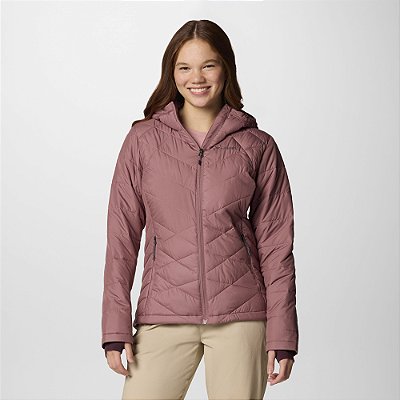 Jaqueta Columbia Heavenly Hooded Roxo Feminino