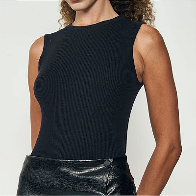 Blusa Colcci Slim In25 Preto Feminino