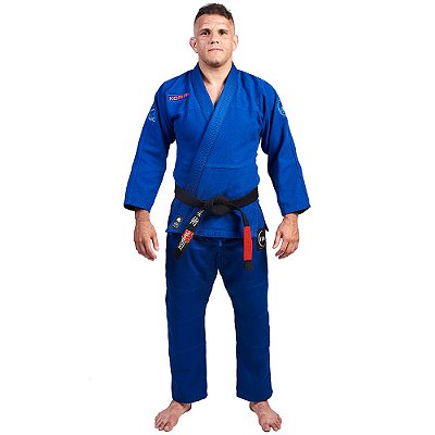 Kimono Jiu Jitsu Koral Flow Azul Masculino