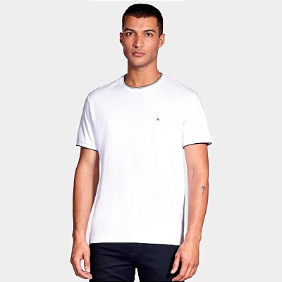 Camiseta Aramis Basic Friso Pr26 Branco Masculino