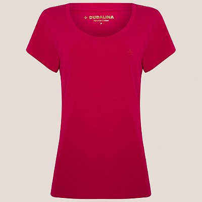 Blusa Dudalina Peruan Pr26 Rosa Escuro Feminino