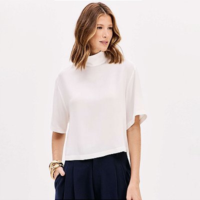 Blusa Lança Perfume Gola Alta Pr26 Off White Feminino